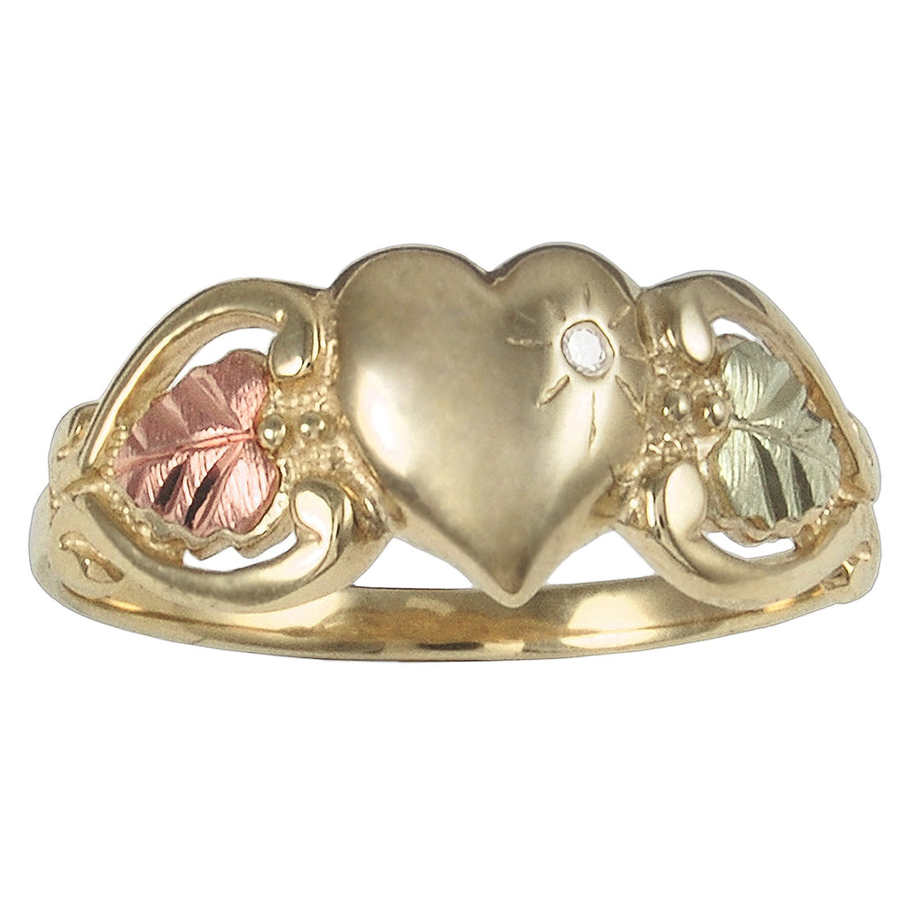 Black hills gold on sale double heart ring