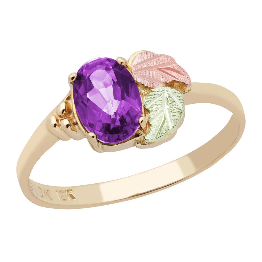 Black hills gold amethyst shop ring