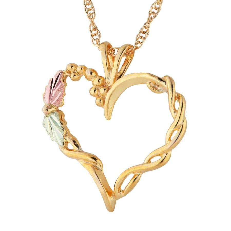 Black hills store gold heart pendant