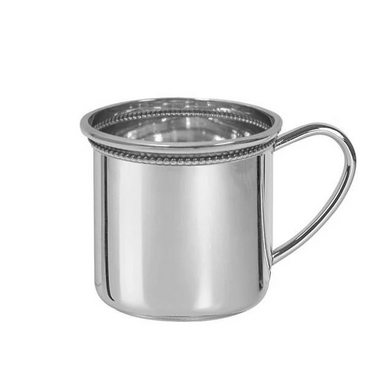 Cambridge Baby Cup with Beading in Sterling Silver