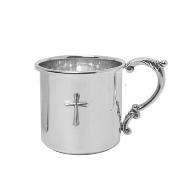 Cross Baby Cup in Sterling Silver