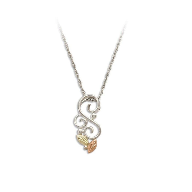 Sterling Silver Black Hills Gold Exquisite Pendant - Jewelry